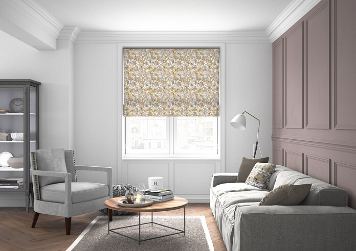 Botanist, Ochre - Roman Blind - Image 5